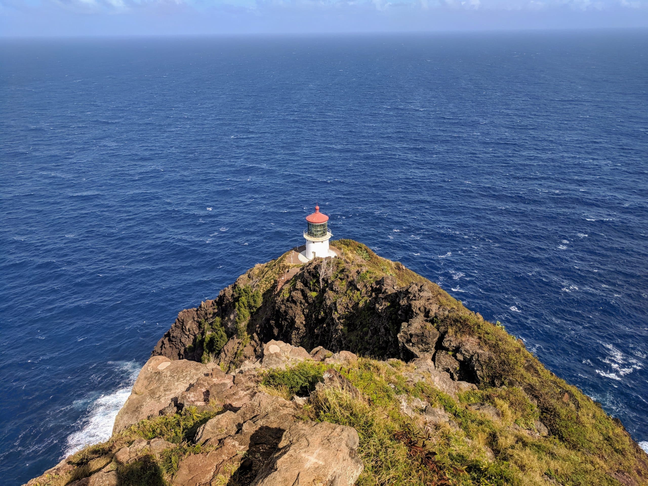 Lighthouse on the Makapuu Lighthouse on Oahu